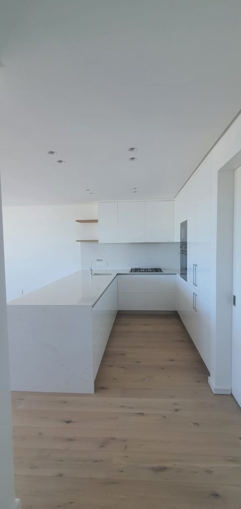 Apartment Flat Construction Builders Cape Town South Africa interiors carpentry storage kitchen cupboard design