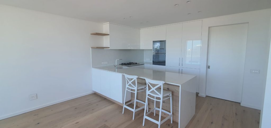 Apartment Flat Construction Builders Cape Town South Africa interiors carpentry storage kitchen cupboard design