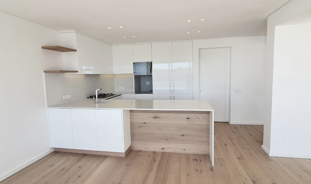 Apartment Flat Construction Builders Cape Town South Africa interiors carpentry storage kitchen cupboard design