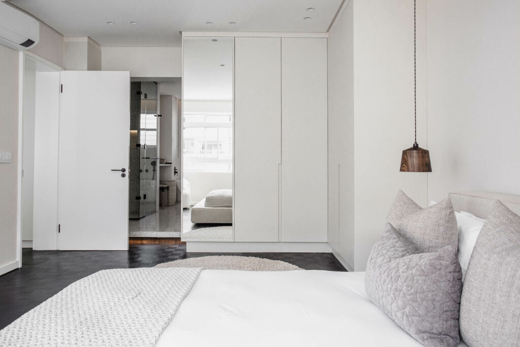 Hardman Construction Modern Luxury Apartment Bedroom Cupboards Carpentry Construction Cape Town South Africa