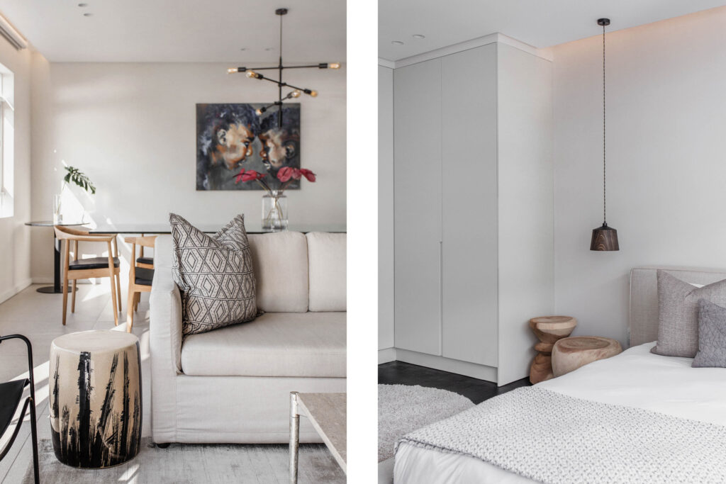 Hardman Construction Modern Luxury Apartment Bedroom Lounge Open Plan Living Cape Town South Africa